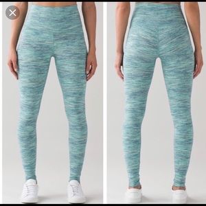 Full length LULULEMON leggings (Teal, Size 2)